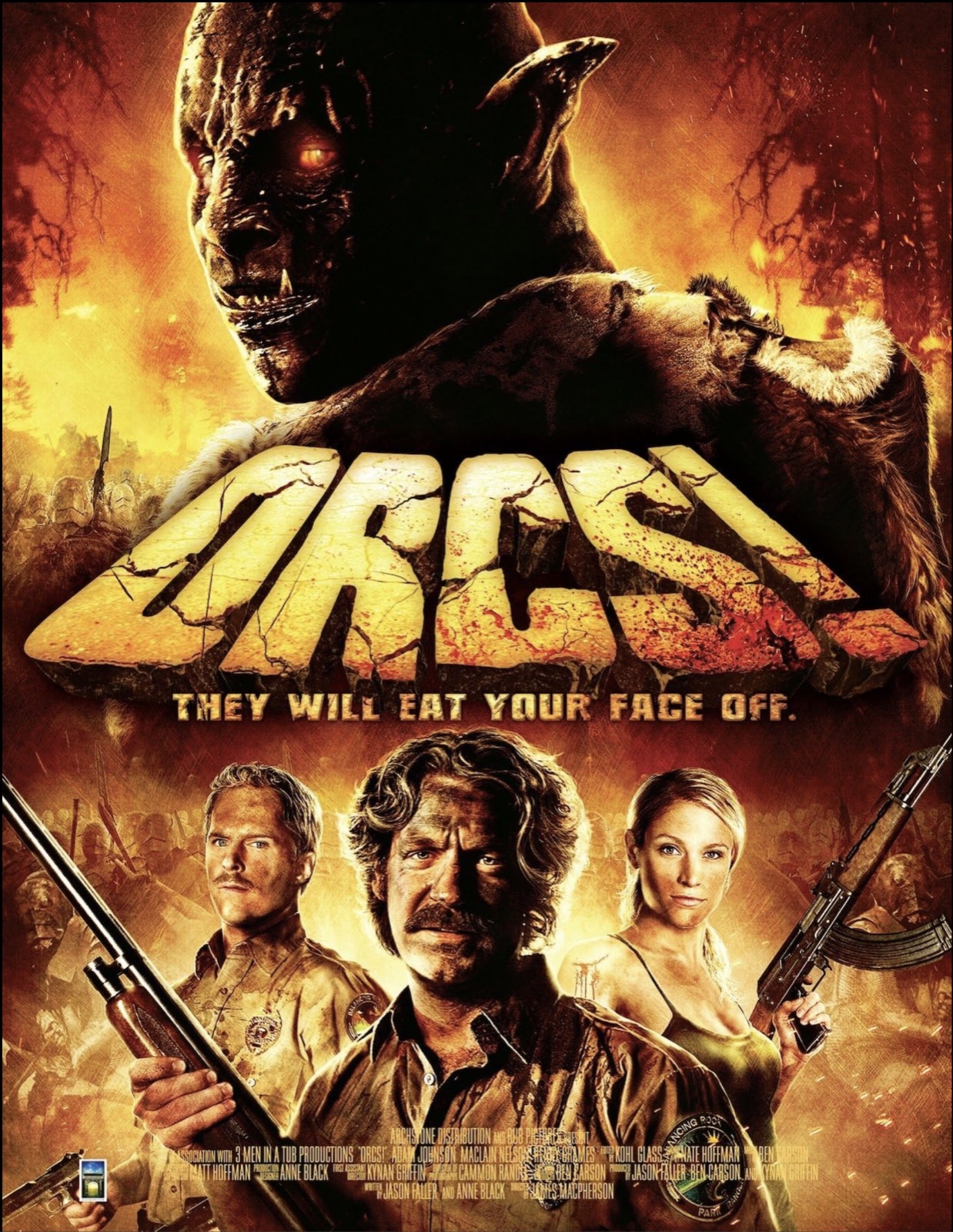 Orcs! feature-film key art created by Ben Carson